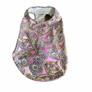 Private‎ Island Hawaii Pet Clothes UV Rash Guard Dog Round Shirt Dress Pink Gold